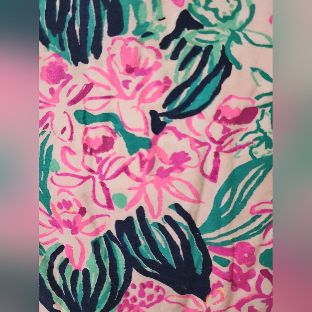 🌸Lilly Pulitzer Fontaine Top in "Multi via Flora"🌸 - Picture 4 of 13